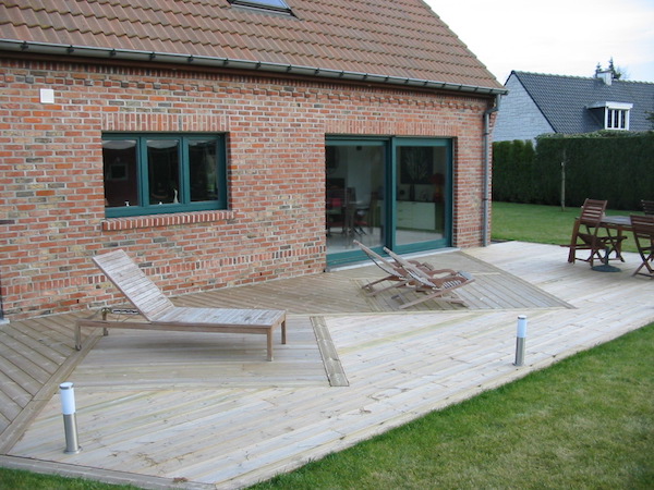 Terrasse en pin