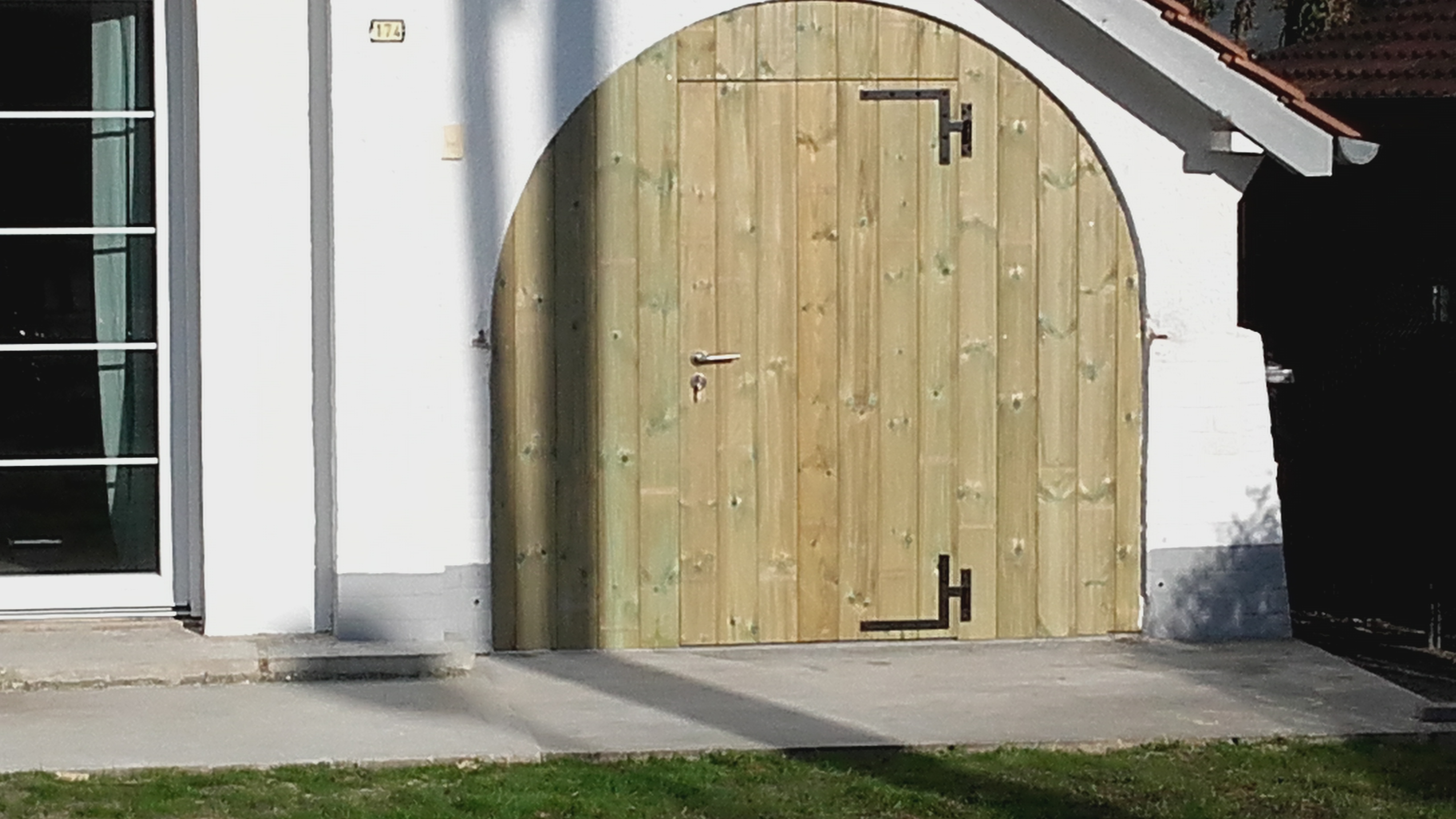 Porte de garage bois LE TOUQUET ( 62 )