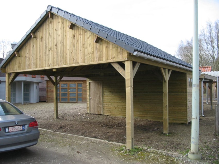 Carport en bois 