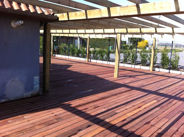 Terrasse en bois exotiques