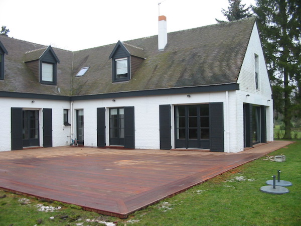 Terrasse en bois exotiques