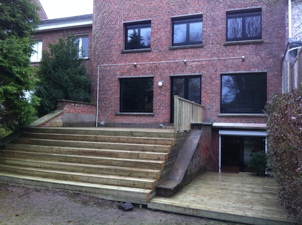 Terrasse en pin