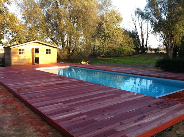 Terrasse en bois exotiques