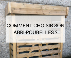 Abri poubelle, forme thion