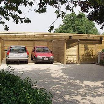 Carport en bois à Roubaix