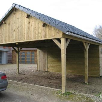 Carport en bois 