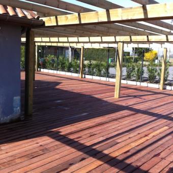 Terrasse en bois exotiques