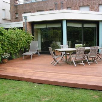 Terrasse en bois exotiques