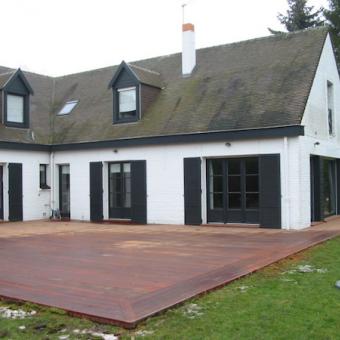 Terrasse en bois exotiques