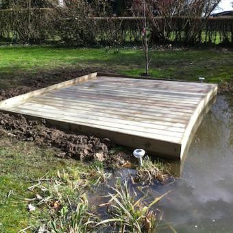 Terrasse en pin