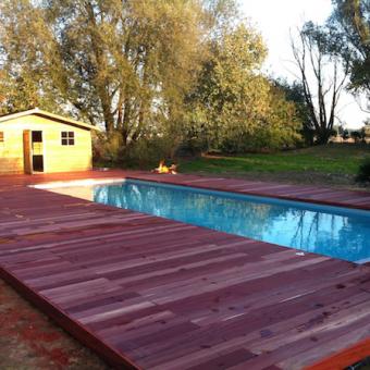 Terrasse en bois exotiques