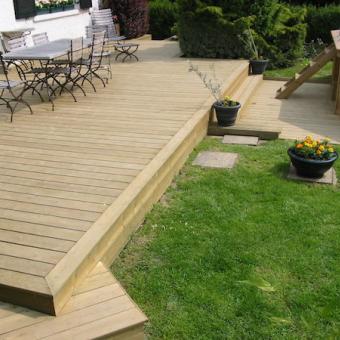 Terrasse en pin