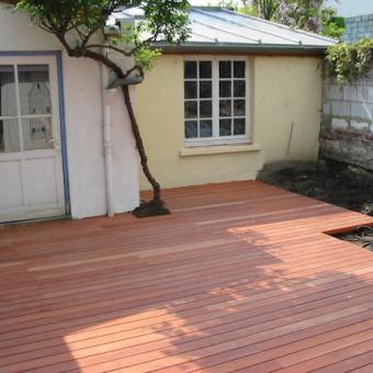 Terrasse en bois exotiques