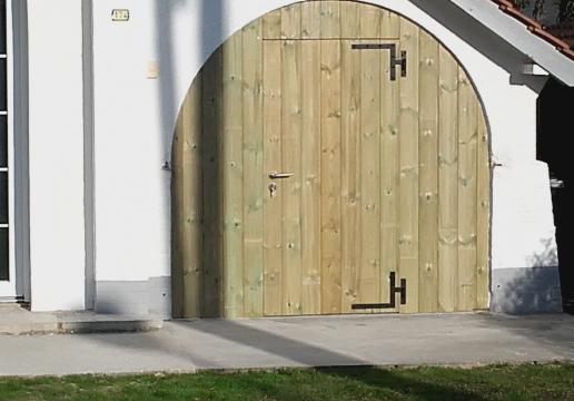 Porte de garage bois LE TOUQUET ( 62 )
