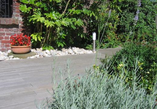 Terrasse en bois padouk VIELLI NATURELLEMENT au soleil - NORD ( 59 )