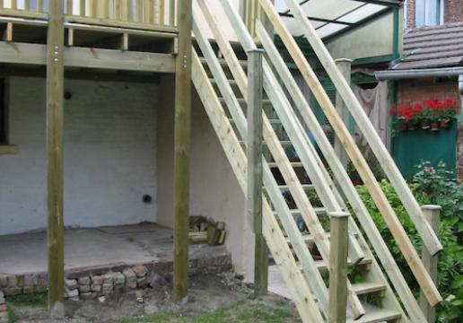 Terrasse supendue