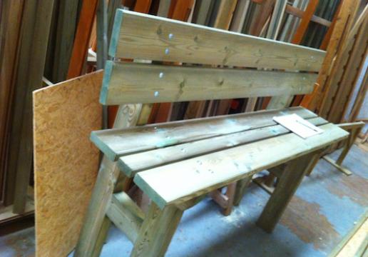 banc en bois