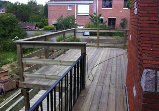 Terrasse supendue