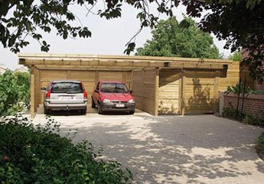Carport en bois à Roubaix