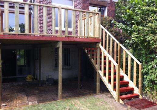 Terrasse supendue