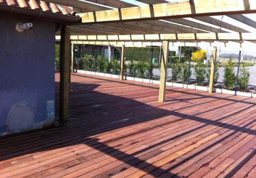 Terrasse en bois exotiques