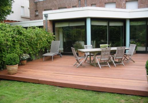 Terrasse en bois exotiques