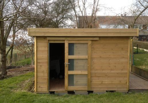 Abri de jardin LEMAN à CYSOING porte coulissante