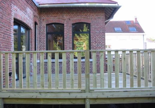 Terrasse supendue
