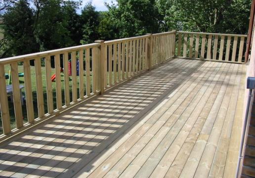 Terrasse en pin