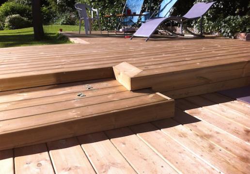Terrasse en pin