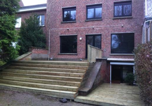 Terrasse en pin