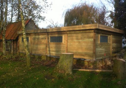 Carport fermé SUR MESURE LEMAN - WAMBRECHIES ( nord )