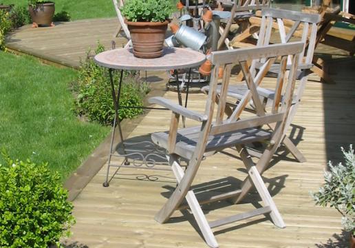Terrasse en pin