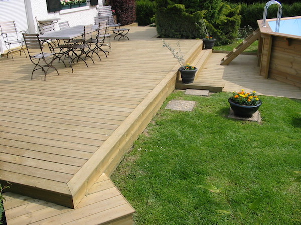 Terrasse en pin