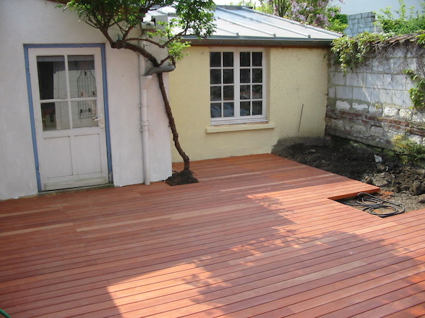 Terrasse en bois exotiques